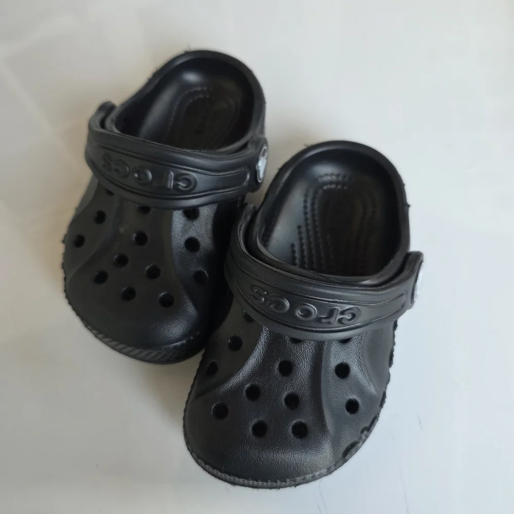 CROCS Baya Kids Black Water Shoes Clogs